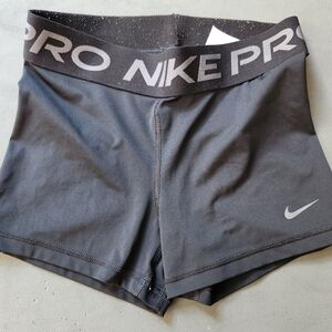Women's Black Nike Pro Shorts. Size Small